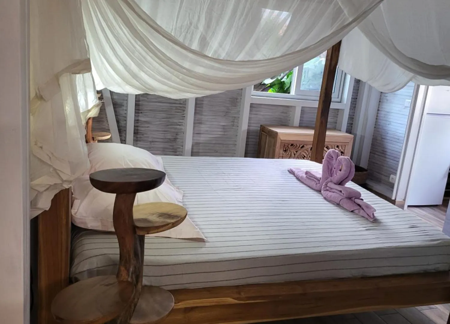 シャレー Bungalow Chez Seve Et Savi サント・ローズ